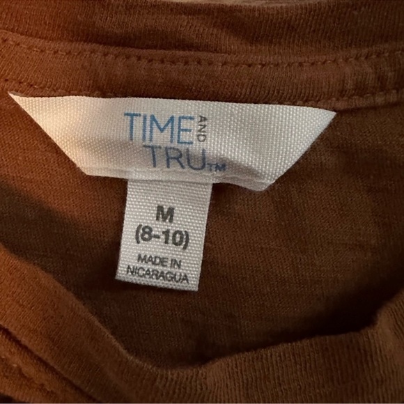 Time and Tru Tiered Short Sleeve Top - Picture 3 of 5